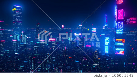 cyberpunkのイラスト「AI生成画像」 106031345