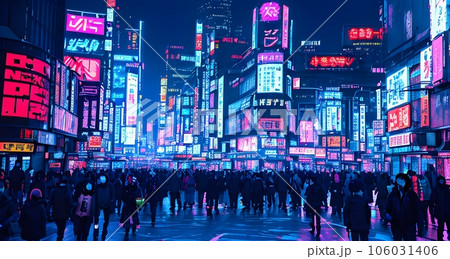 cyberpunkのイラスト「AI生成画像」 cyberpunkのイラスト「AI生成画像」 106031406