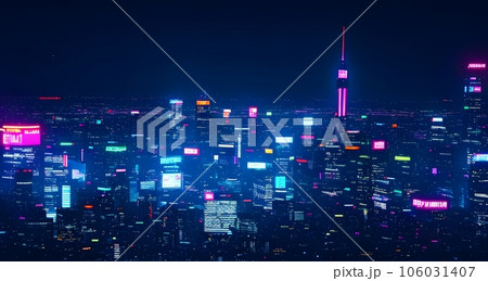 cyberpunkのイラスト「AI生成画像」 cyberpunkのイラスト「AI生成画像」 106031407