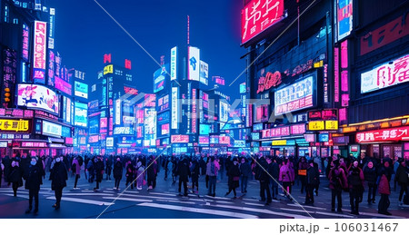 cyberpunkのイラスト「AI生成画像」 cyberpunkのイラスト「AI生成画像」 106031467