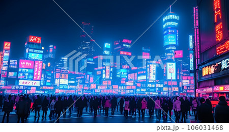 cyberpunkのイラスト「AI生成画像」 cyberpunkのイラスト「AI生成画像」 106031468