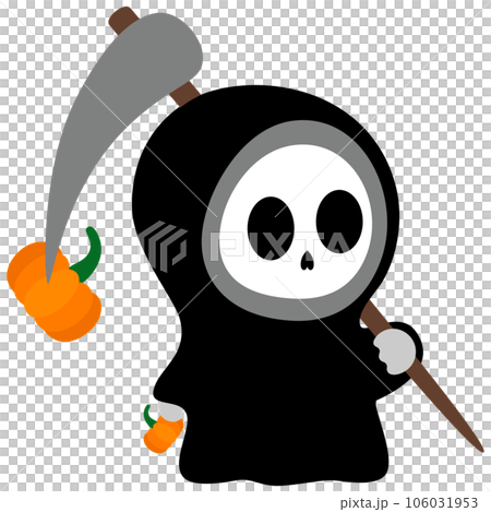Pretty Grim Reaper Kawaii Chibi Cartoon Style 106031953