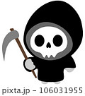 Cute Grim Reaper Kawaii Chibi Cartoon Style 106031955