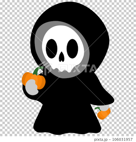 Lovely Grim Reaper Kawaii Chibi Cartoon Style 106031957