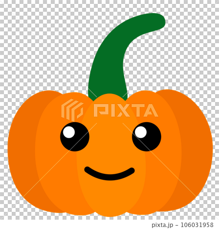 Cute Pumpkin Kawaii Chibi Cartoon Styleのイラスト素材 [106031958] - PIXTA
