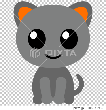 Cute Cat Kawaii Chibi Cartoon Style 106031962