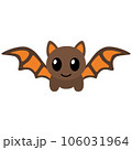 Lovely Bat Kawaii Chibi Cartoon Style 106031964