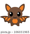 Pretty Bat Kawaii Chibi Cartoon Style 106031965