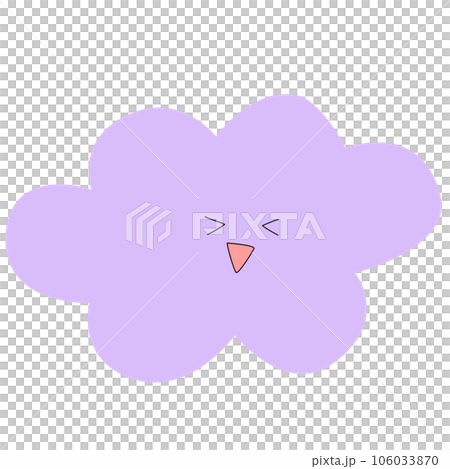 cloud purple , element , cartoon 106033870