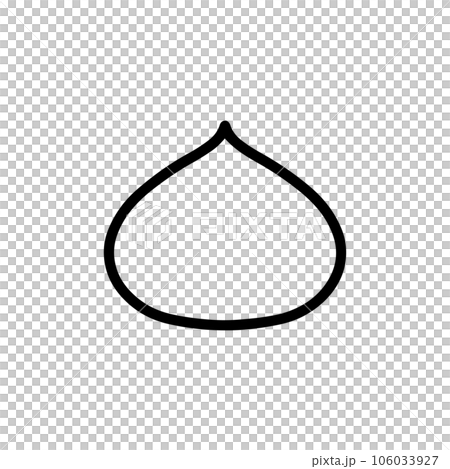 つの立つ泡のシンプルイラスト アイコン つの立つ泡のシンプルイラスト アイコン 106033927
