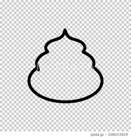 つの立つとろとろ泡のシンプルイラスト アイコン つの立つとろとろ泡のシンプルイラスト アイコン 106033929