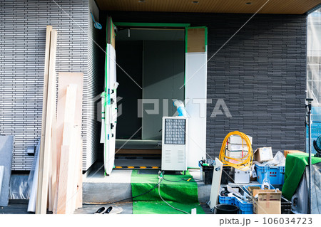 建売住宅の建築現場 建売住宅の建築現場 106034723