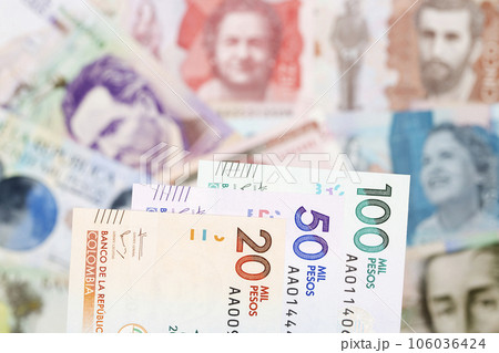 Colombian money a business background Colombian money a business background 106036424