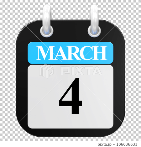 blue calendar with a icon, simple style 106036633