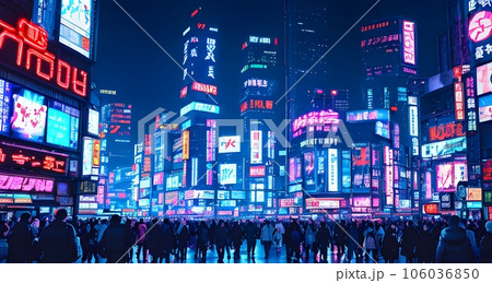 cyberpunkのイラスト「AI生成画像」 cyberpunkのイラスト「AI生成画像」 106036850