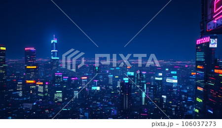 cyberpunkのイラスト「AI生成画像」 106037273