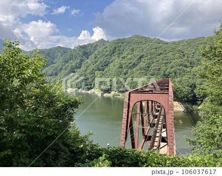 湯西川温泉駅_栃木県日光市_野岩鉄道会津鬼怒川線_ 湯西川橋梁 湯西川温泉駅_栃木県日光市_野岩鉄道会津鬼怒川線_ 湯西川橋梁 106037617