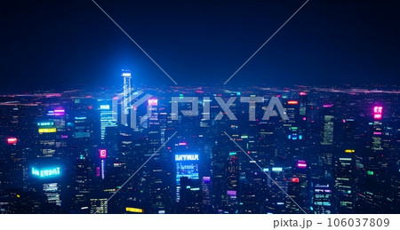 cyberpunkのイラスト「AI生成画像」 cyberpunkのイラスト「AI生成画像」 106037809