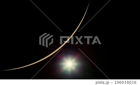 Orbiting Planet Mars in deep space Orbiting Planet Mars in deep space 106038016