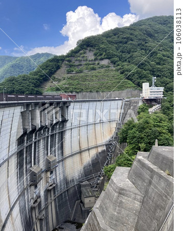 川治ダム_栃木県_日光市_川内温泉川治先_夏_晴天 川治ダム_栃木県_日光市_川内温泉川治先_夏_晴天 106038113