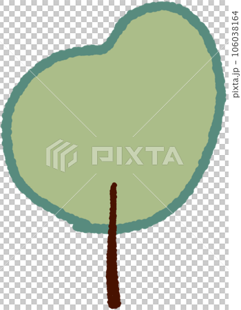 green tree doodle green tree doodle 106038164