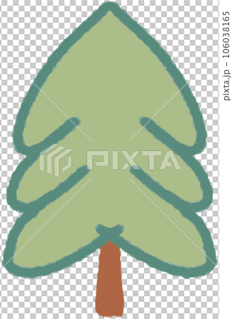 green tree doodle green tree doodle 106038165