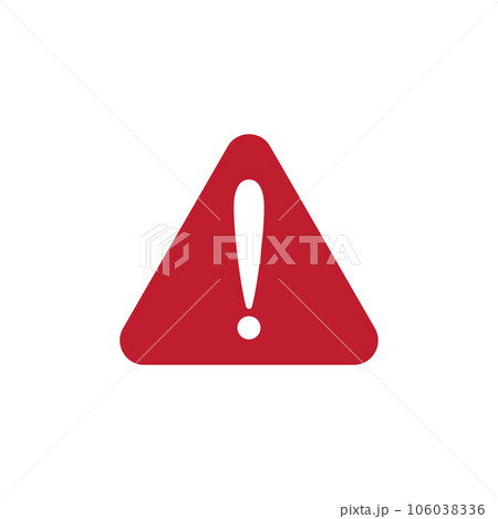 Warning sign icon 106038336