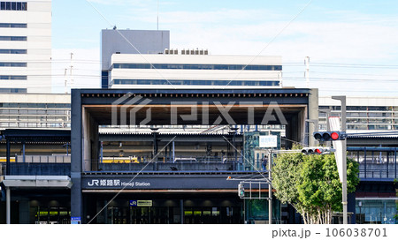 姫路駅から姫路城を望むキャッスルビュー(兵庫県姫路市) 姫路駅から姫路城を望むキャッスルビュー(兵庫県姫路市) 106038701