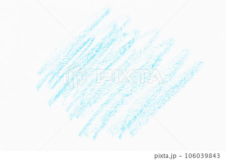 Wax crayon hand drawing blue background 106039843