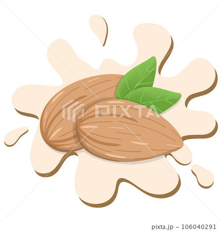 almond milk, almond kernels 106040291