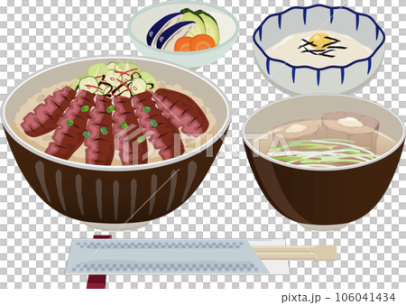 牛たん丼定食 106041434