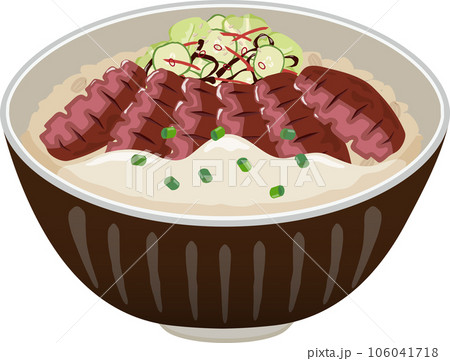 牛たんとろろ丼 106041718