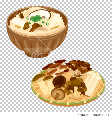 キノコとキノコご飯 106041981