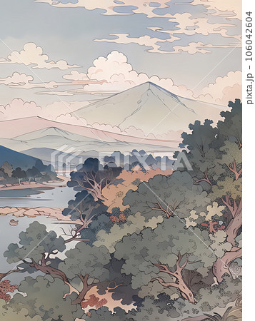 山のある景色 106042604