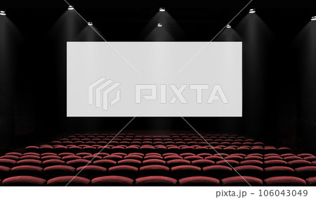 映画館のスクリーン 106043049