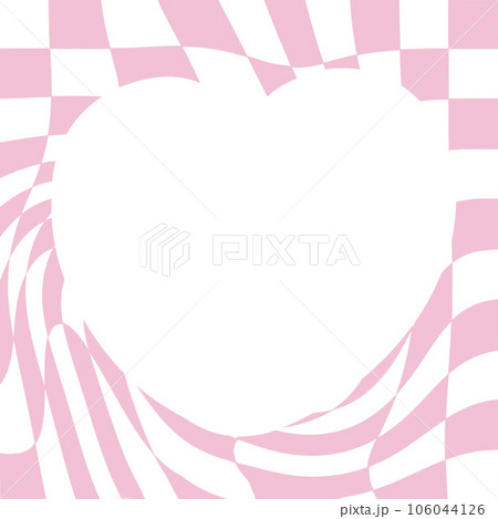 check board pattern minimal y2k vintage retroのイラスト