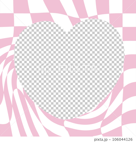 check board pattern minimal y2k vintage retroのイラスト