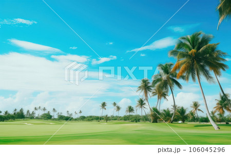 Golf Course Oasis in the Tropics Golf Course Oasis in the Tropics 106045296