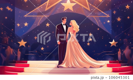 Captivating Couples Shine at the Awards 106045301