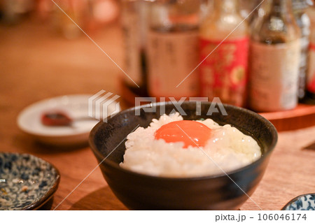美味しい卵かけごはんのイメージ写真 106046174