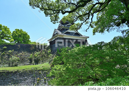 熊本城 宇土櫓 地震での被害から解体修理直前の状態 熊本城 宇土櫓 地震での被害から解体修理直前の状態 106046410