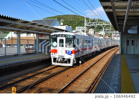 晴れた日の須磨・塩屋界隈の風景 海と鉄道 晴れた日の須磨・塩屋界隈の風景 海と鉄道 106046492