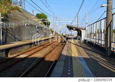 晴れた日の須磨・塩屋界隈の風景 海と鉄道 晴れた日の須磨・塩屋界隈の風景 海と鉄道 106046554