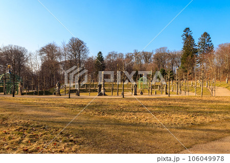 Valley of the Norsemen at the palace gardens of Fredensborg palace in Denmark Valley of the Norsemen at the palace gardens of Fredensborg palace in Denmark 106049978
