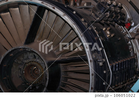 Retired Aircraft Turbofan Engine Air Intake Detail 106051022