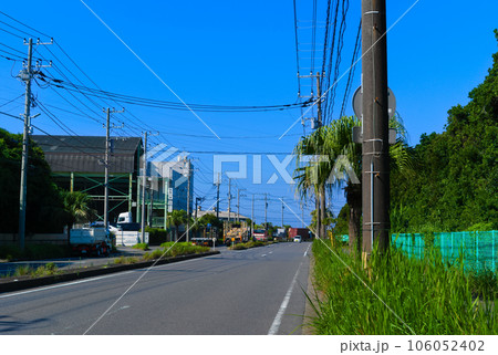 千葉県習志野茜浜周辺の風景2023年8月 106052402