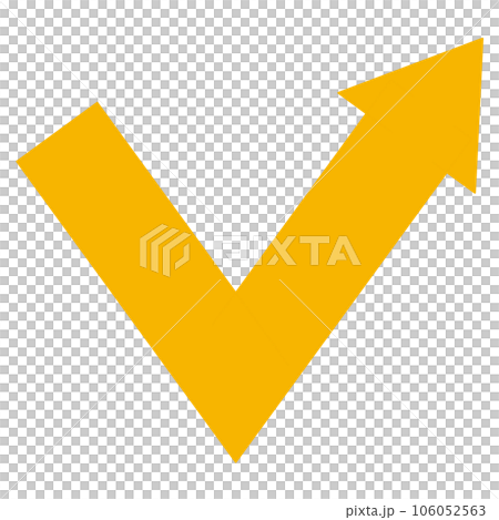V-shaped arrow 106052563