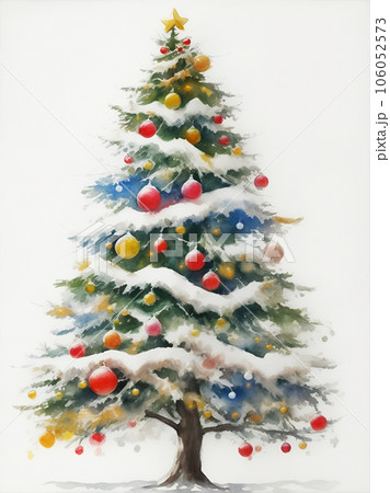クリスマスツリー[AI生成画像] 106052573