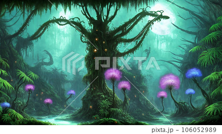 異世界の風景　ジャングル　10 106052989