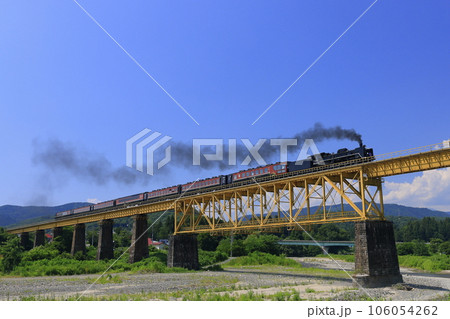 夏の磐越西線SL 夏の磐越西線SL 106054262